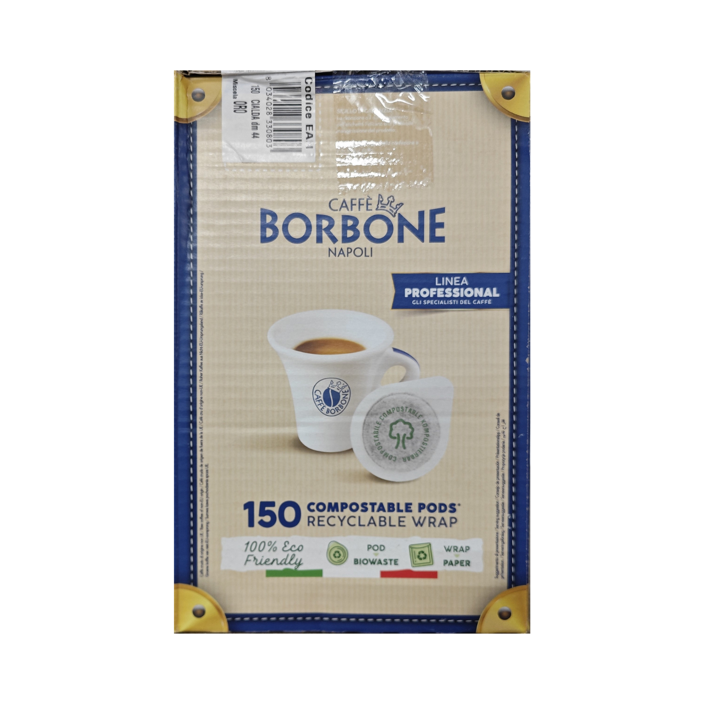 BORBONE Oro Kaffee Pads Ø: 44mm 150 Stk (44BBLU150N)