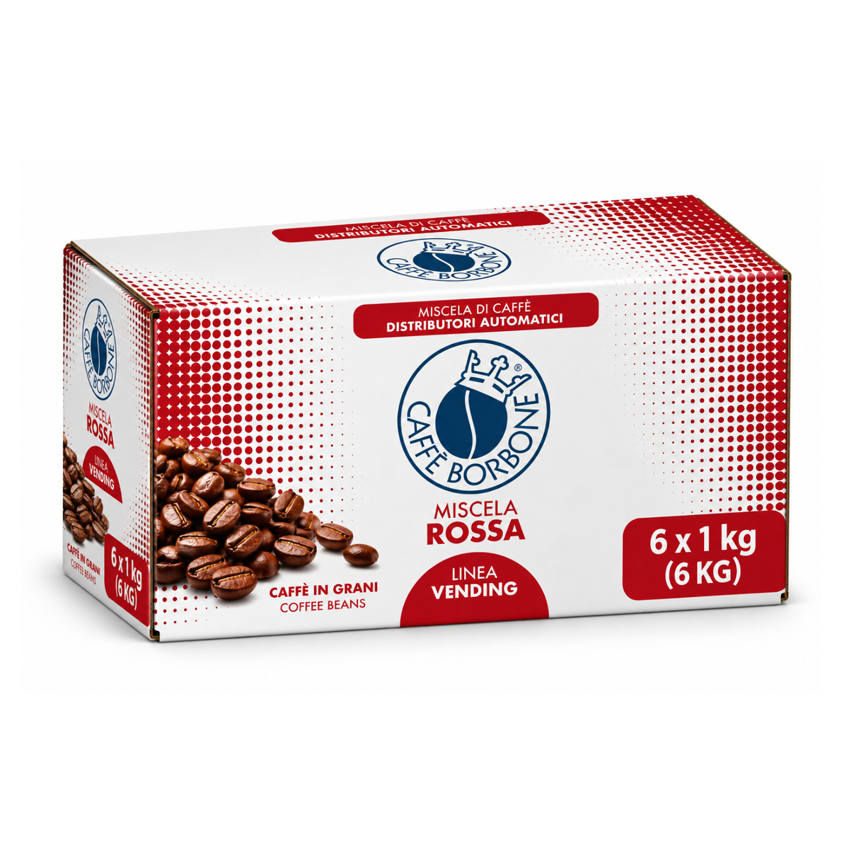Caffè Borbone Miscela Rossa Kaffeebohnen ab 1 kg erhältlich (BO14)