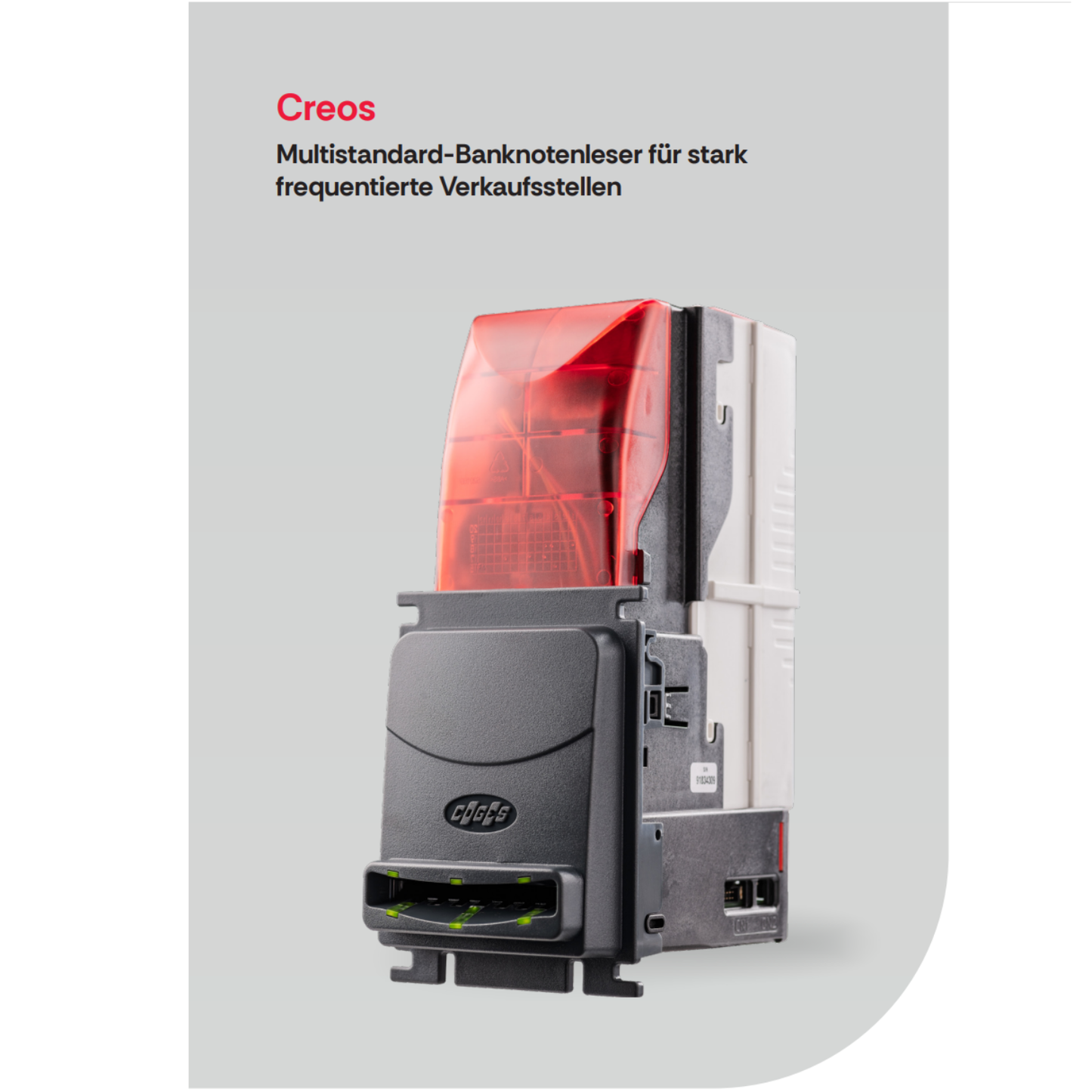Coges Creos Banknotenleser für alle Automaten im Vending