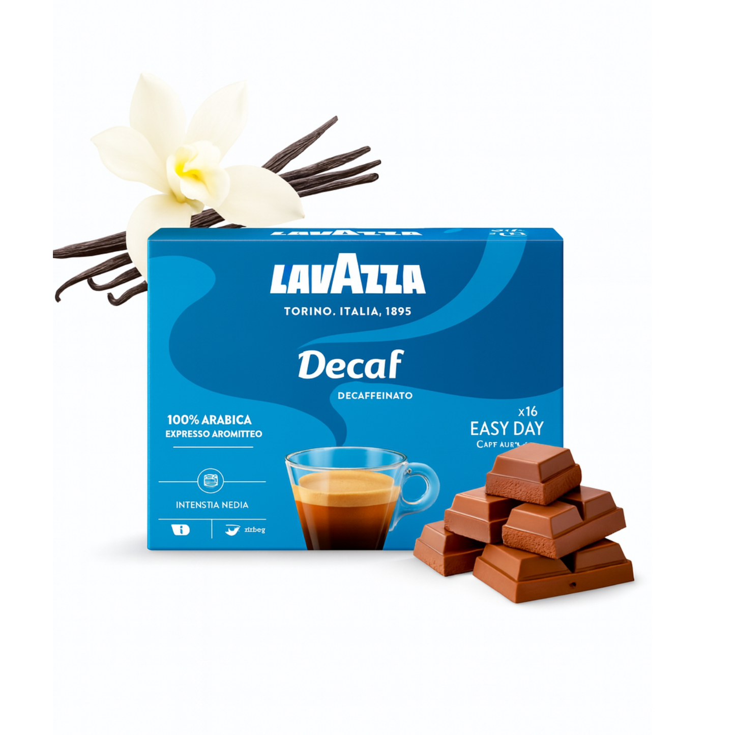 Lavazza Decaf – 100 % Arabica Kapseln koffeinfrei 24 Kapseln LAVAZZA Firma (9503)