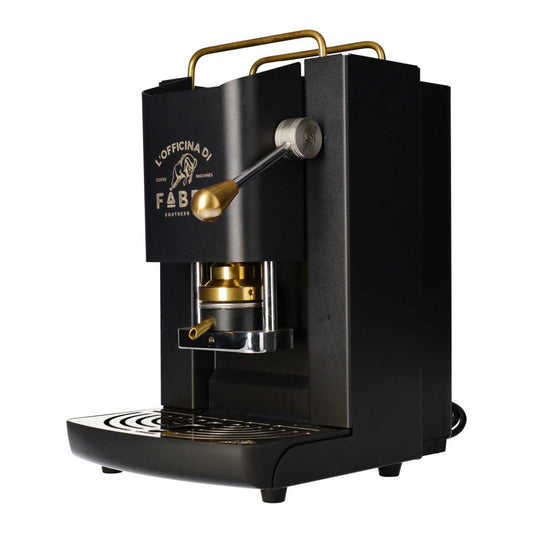 Faber Pro de Luxe Schwarz Pads Kaffeemaschine