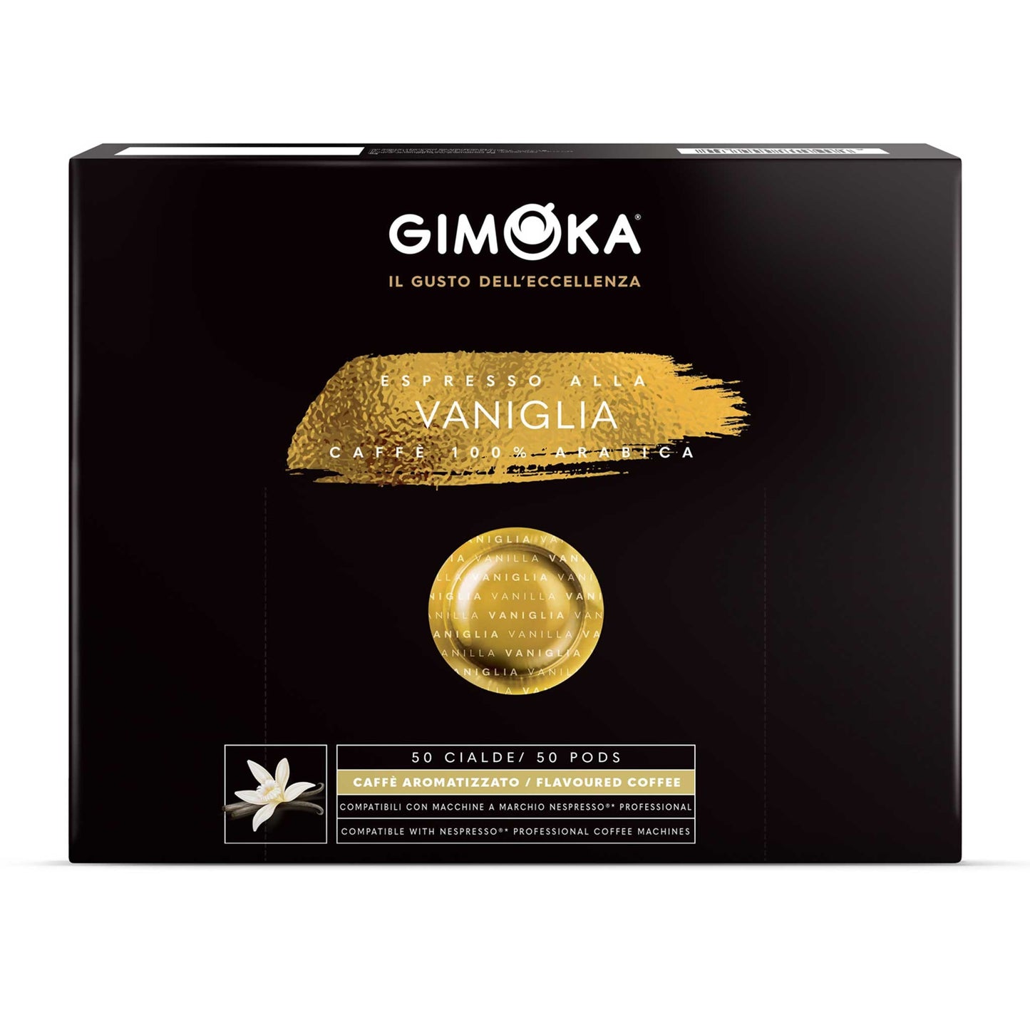 GIMOKA Caffè Vanille Pads für Nespresso® Professional System