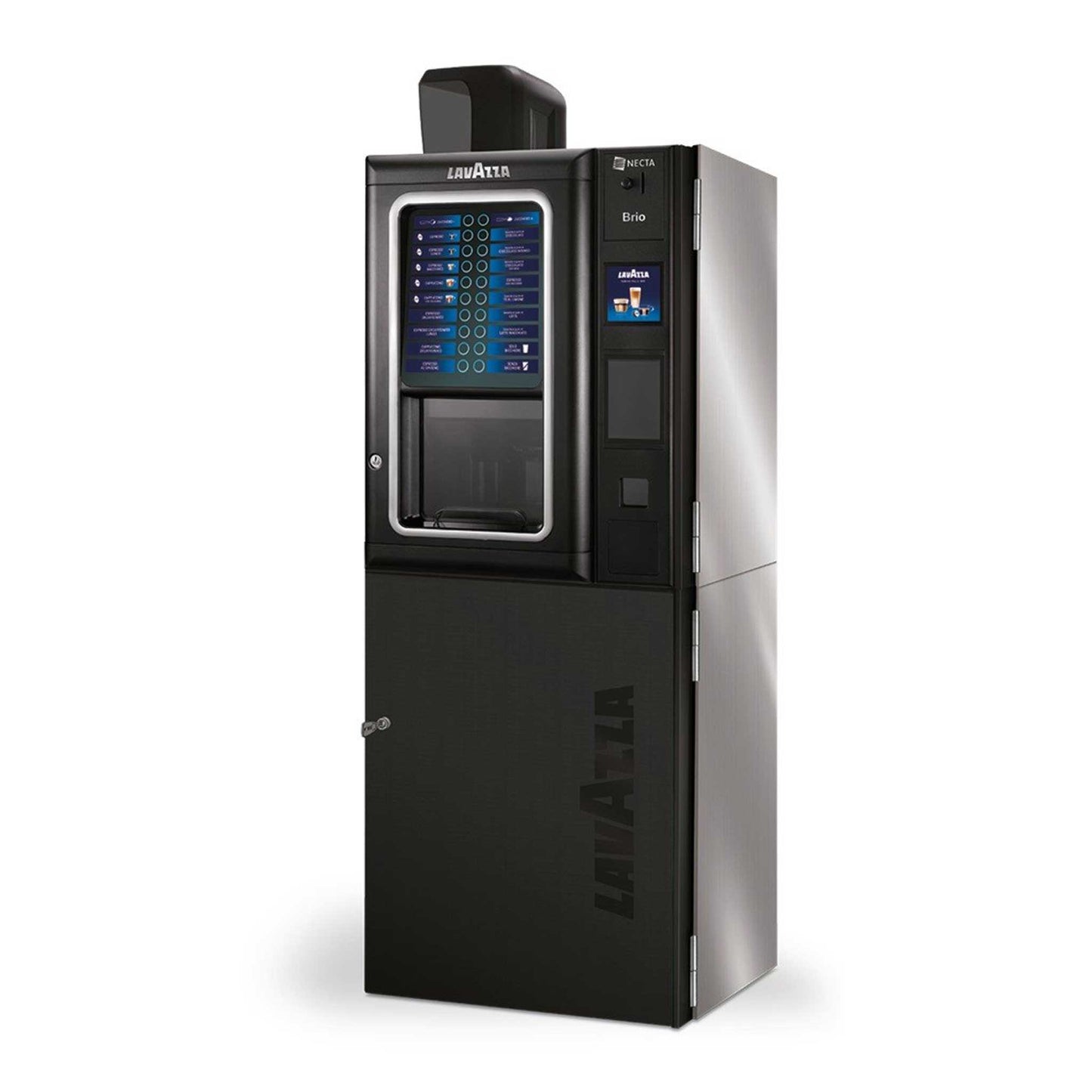 Lavazza-Kapsel-Automaten-Schwarz-Prima-Tazza-Schweiz-Direktwasser-Anschluss