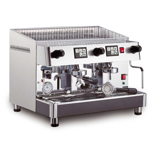BFC Classica 2G   Siebträger Kaffeemaschine Made in Italien  Perfekt geeignet für eine mittlere bis grosse Gastronomieumgebung. Aus Metall. Made in Italien. 2 Kolben, Inklusiv Tassenwärmer.