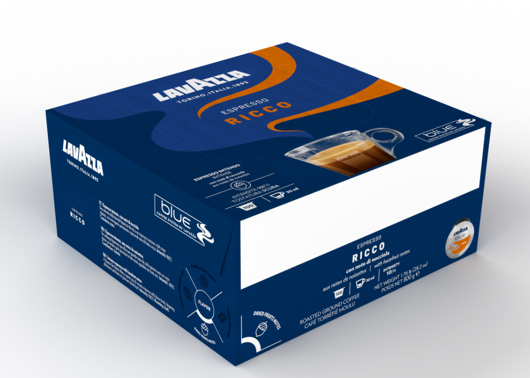 ESPRESSO Ricco LAVAZZA BLEU 100 capsules (960)