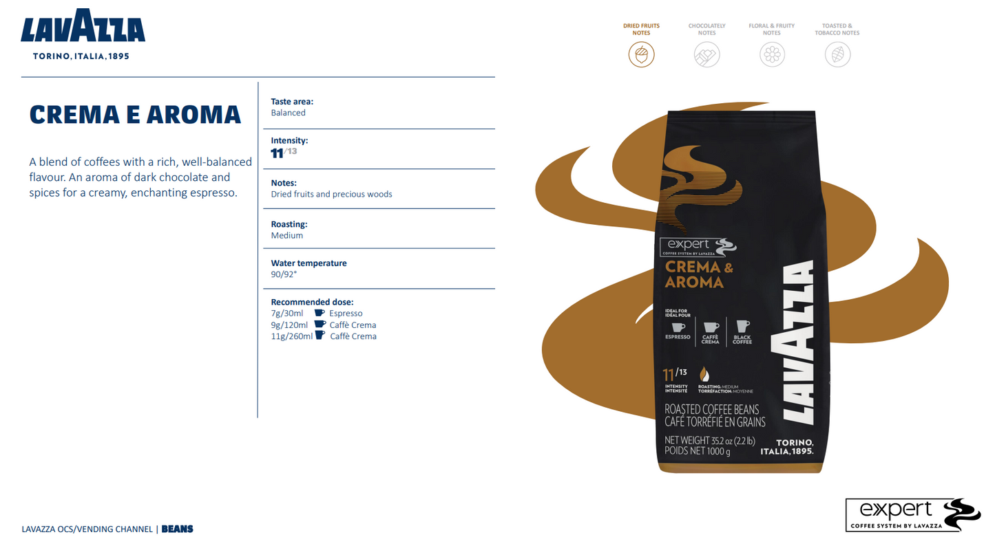 LAVAZZA Kaffeebohnen Crema & Aroma Expert 6kg Schweiz (02540)