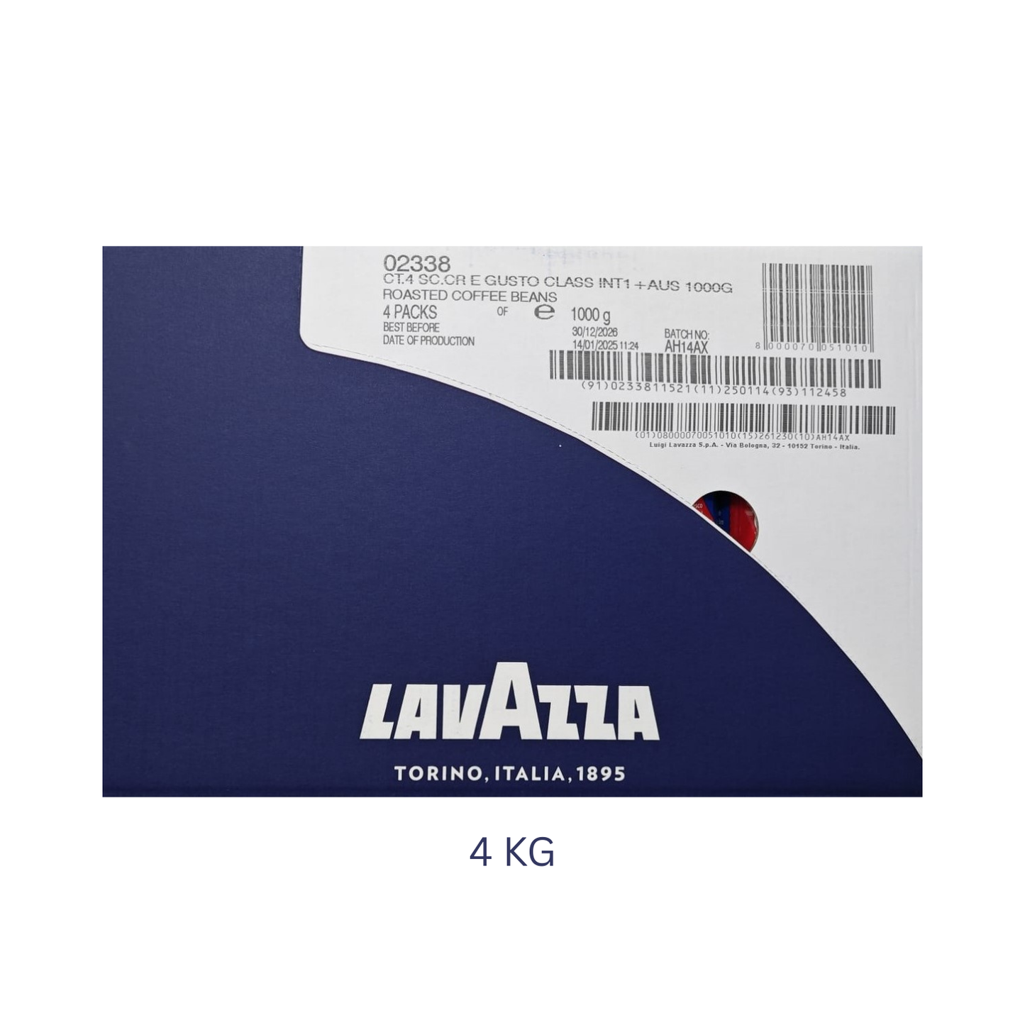 Crema & Gusto Classico LAVAZZA café en grains 1kg (03897)