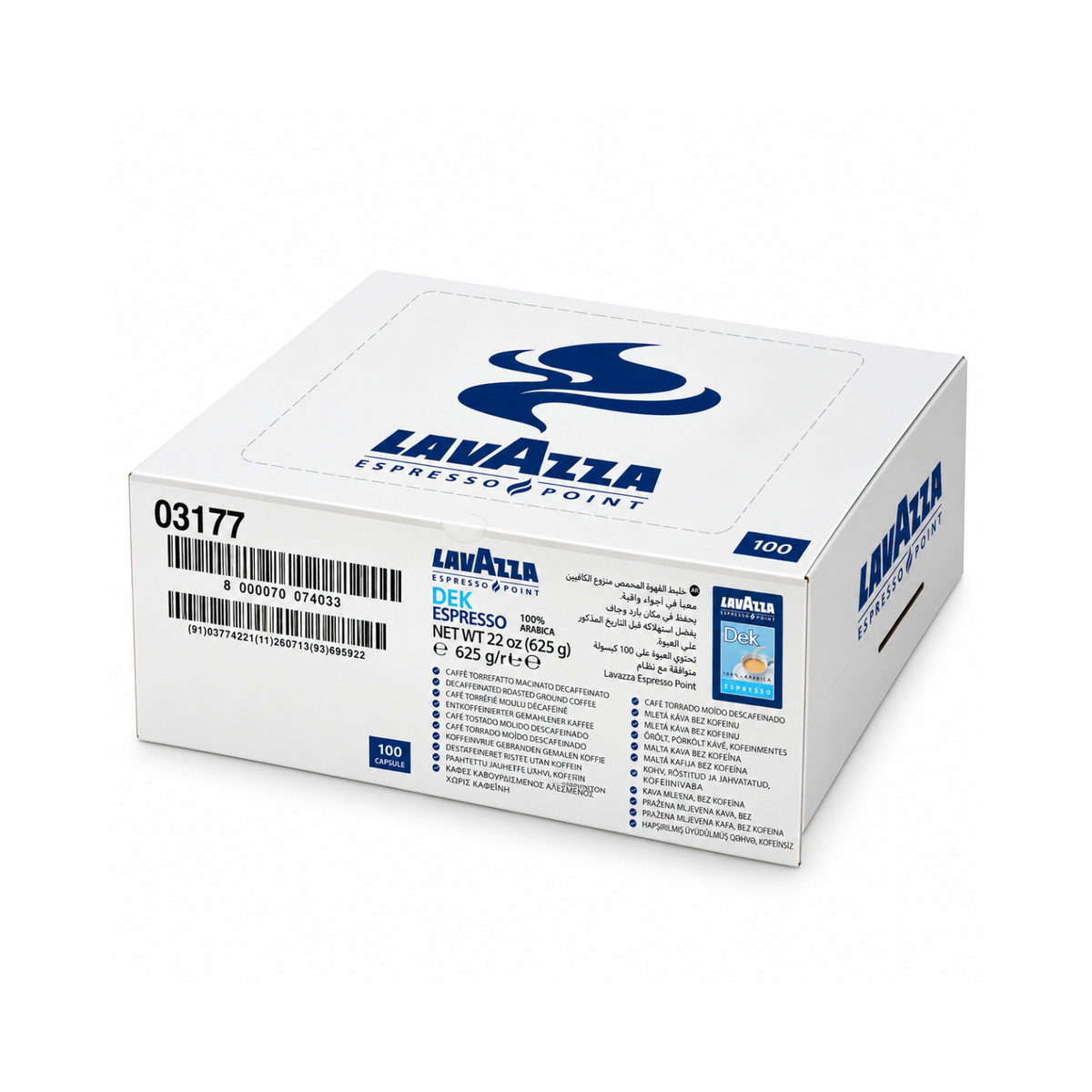 EXPRESSO DÉC. LAVAZZA Espresso-Point sans caféine 100 capsules (603)