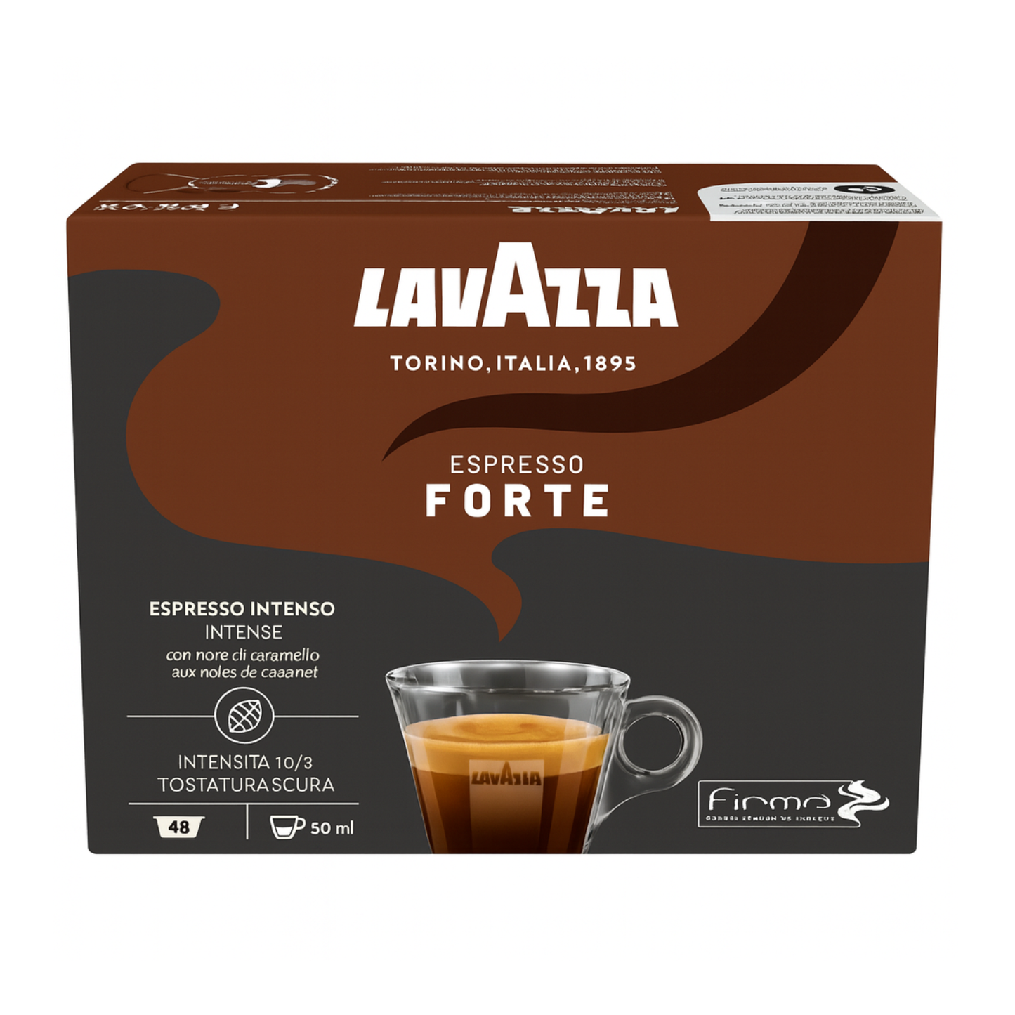 ESPRESSO Forte 48 capsules société LAVAZZA (9512)