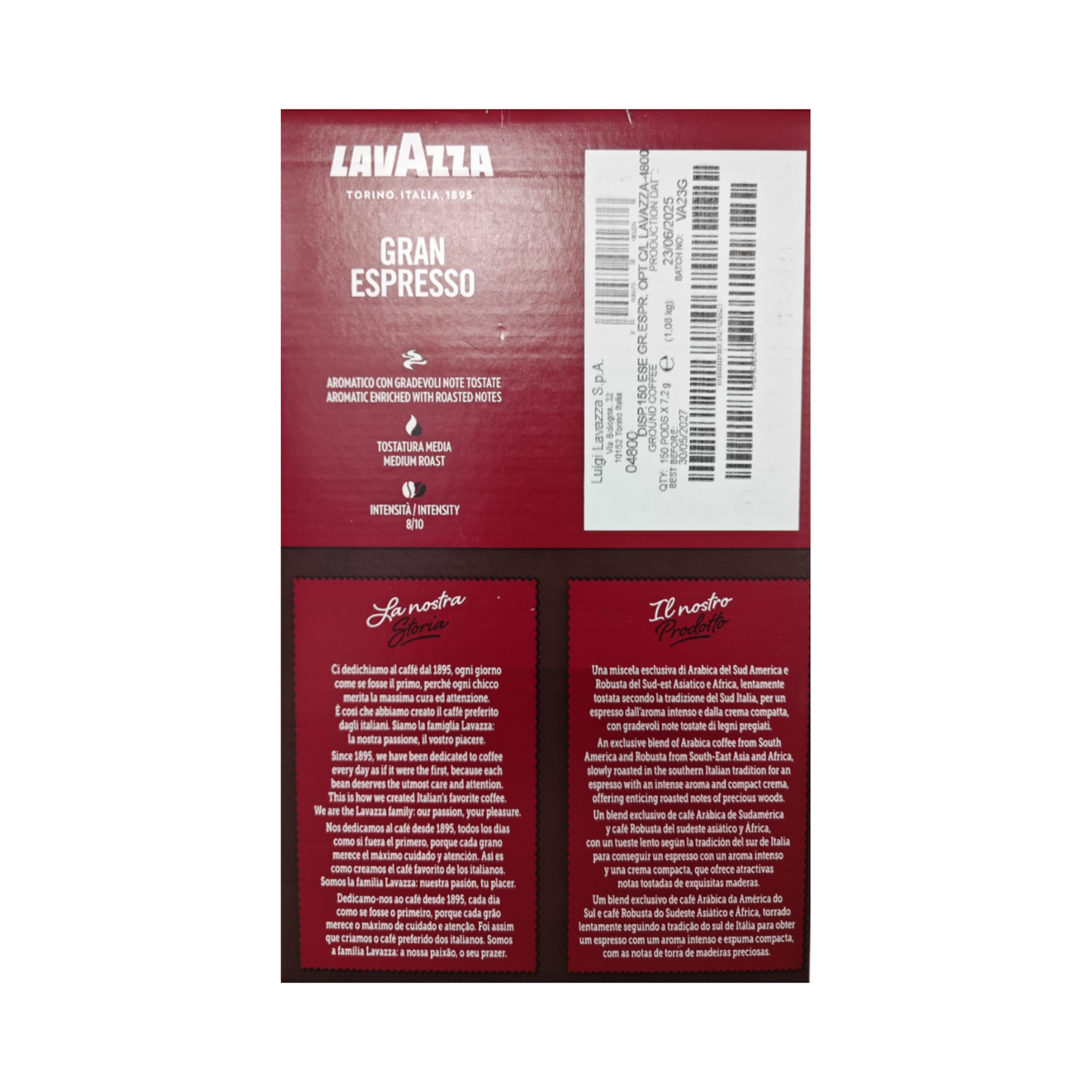 COUSSINS LAVAZZA Ø: 44mm 150 pièces (4502)