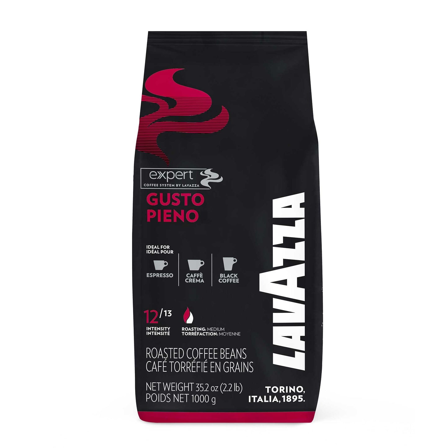 Lavazza-Kaffee-Gusto-Pieno-espresso-lungo-Bohnen-