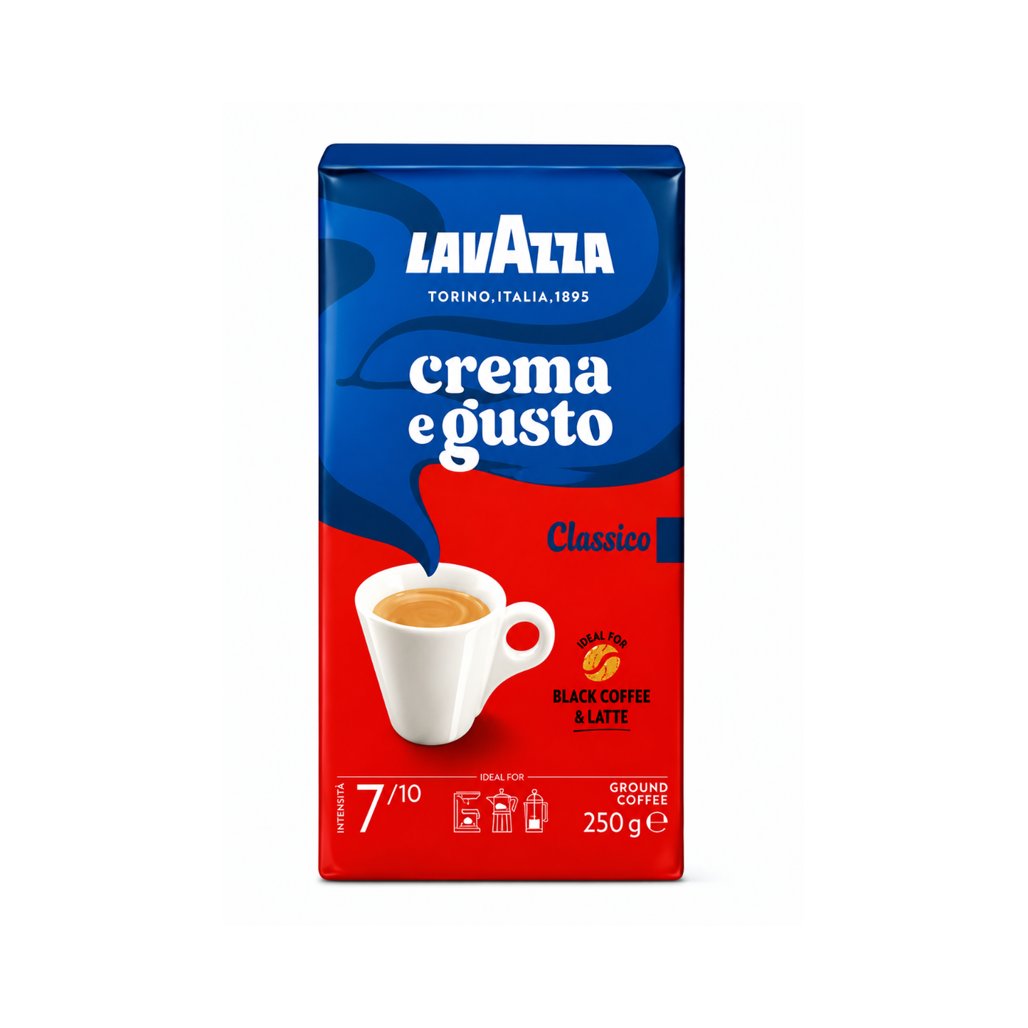 Lavazza Crema e Gusto Classico gemahlener Kaffee 250 g