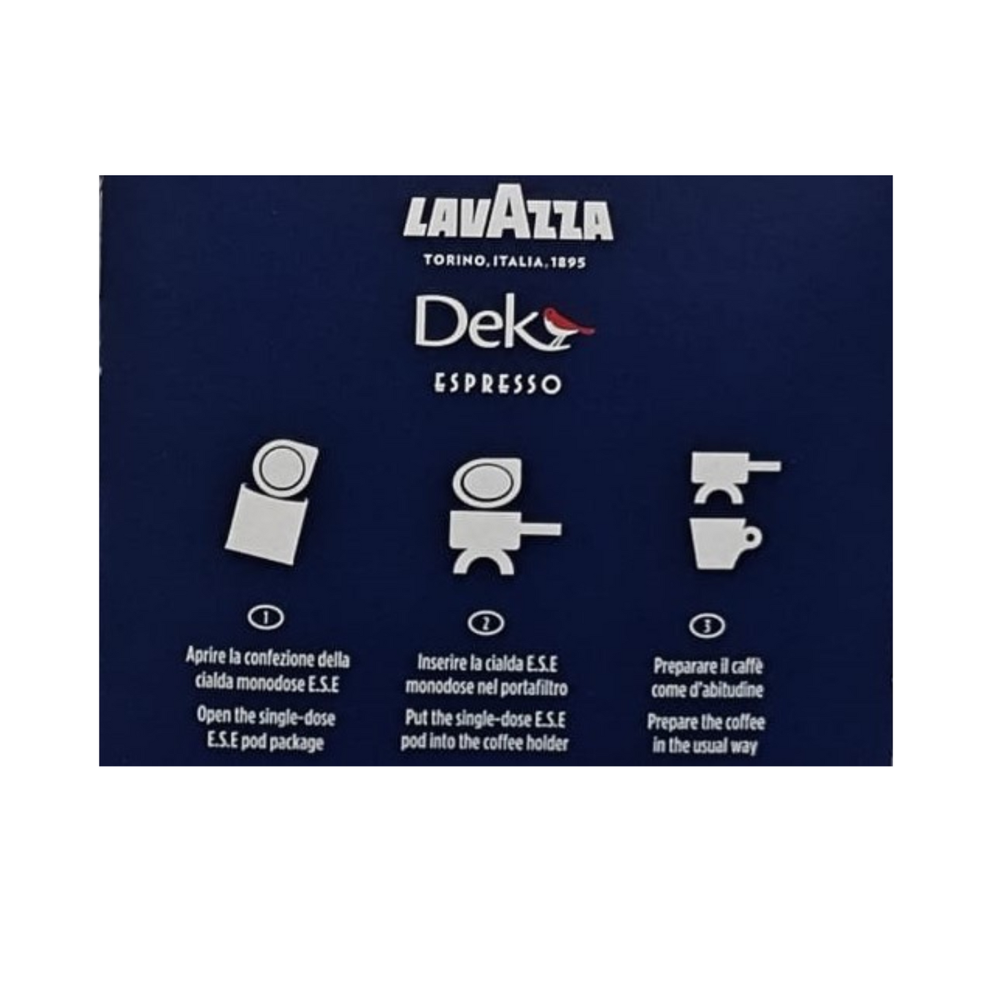 Lavazza Kaffeepads Dek Ø 44mm, 18 Stück (1095)