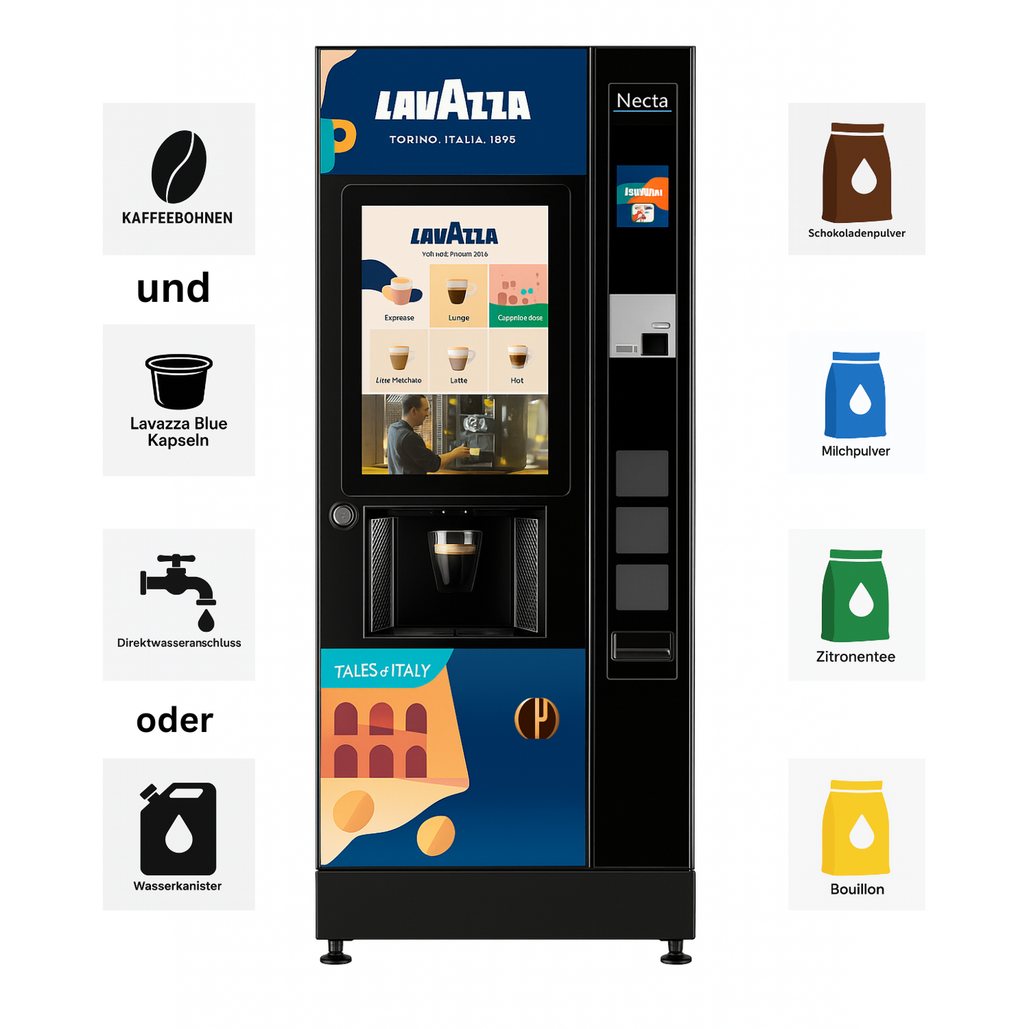 Lavazza Kaffeeautomat – Maestro Touch (Prima Tazza AG)