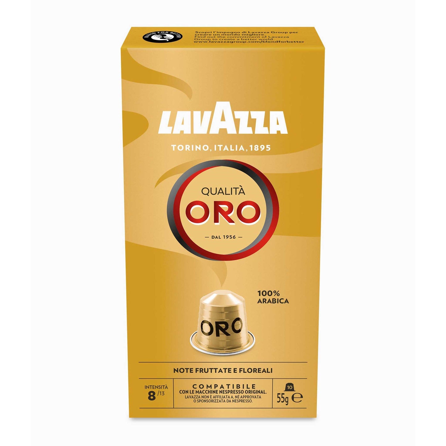 Lavazza Oro-Nespresso-online-kaufem-Compatible-10st-Aluminium-Bülach-Schweiz