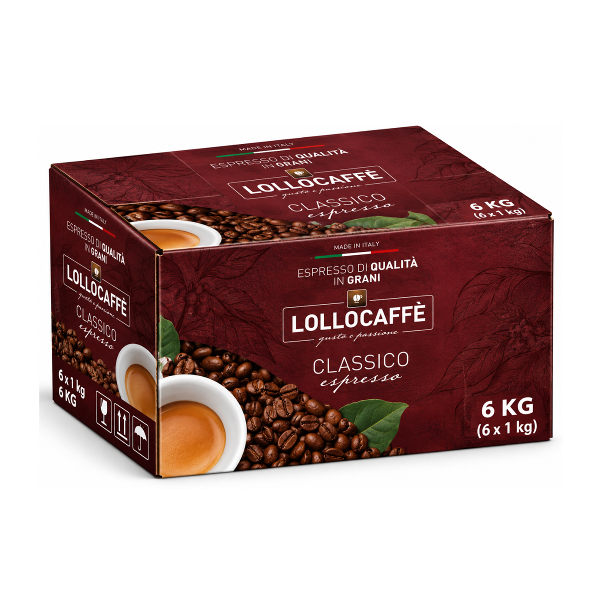 Lollo Caffè Classica Kaffeebohnen ab 1 kg erhältlich (LO07)