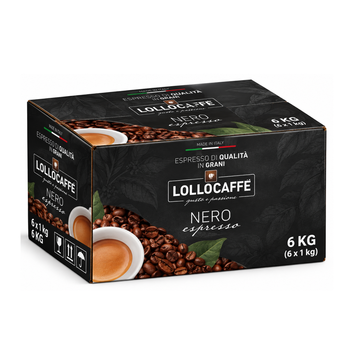 Lollo Caffè Nero Kaffeebohnen ab 1 kg erhältlich (LO08)