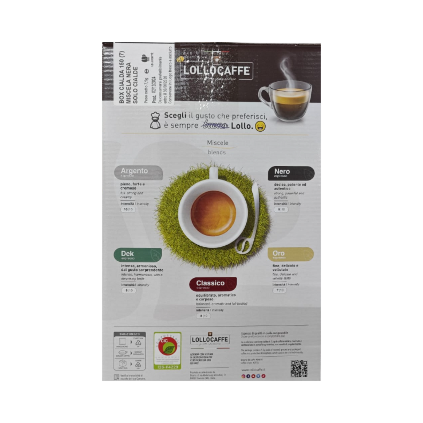 Lollo Pads Nera Ø: 44mm 150 Stk. (LOLCHINERA150)