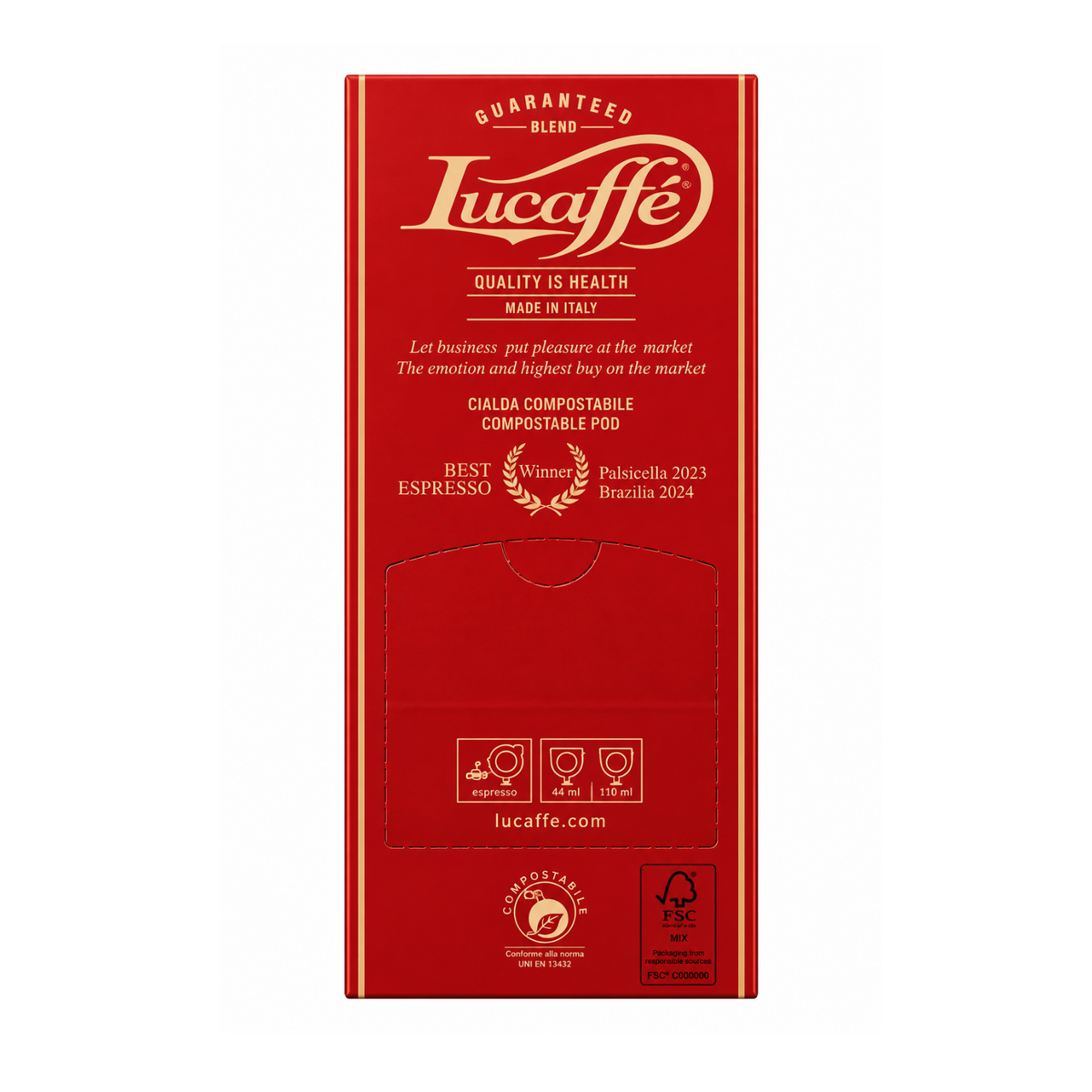 Lucaffé Mr. Exclusive 100% Arabica Lungo 44mm 150 Stk. (LU01)