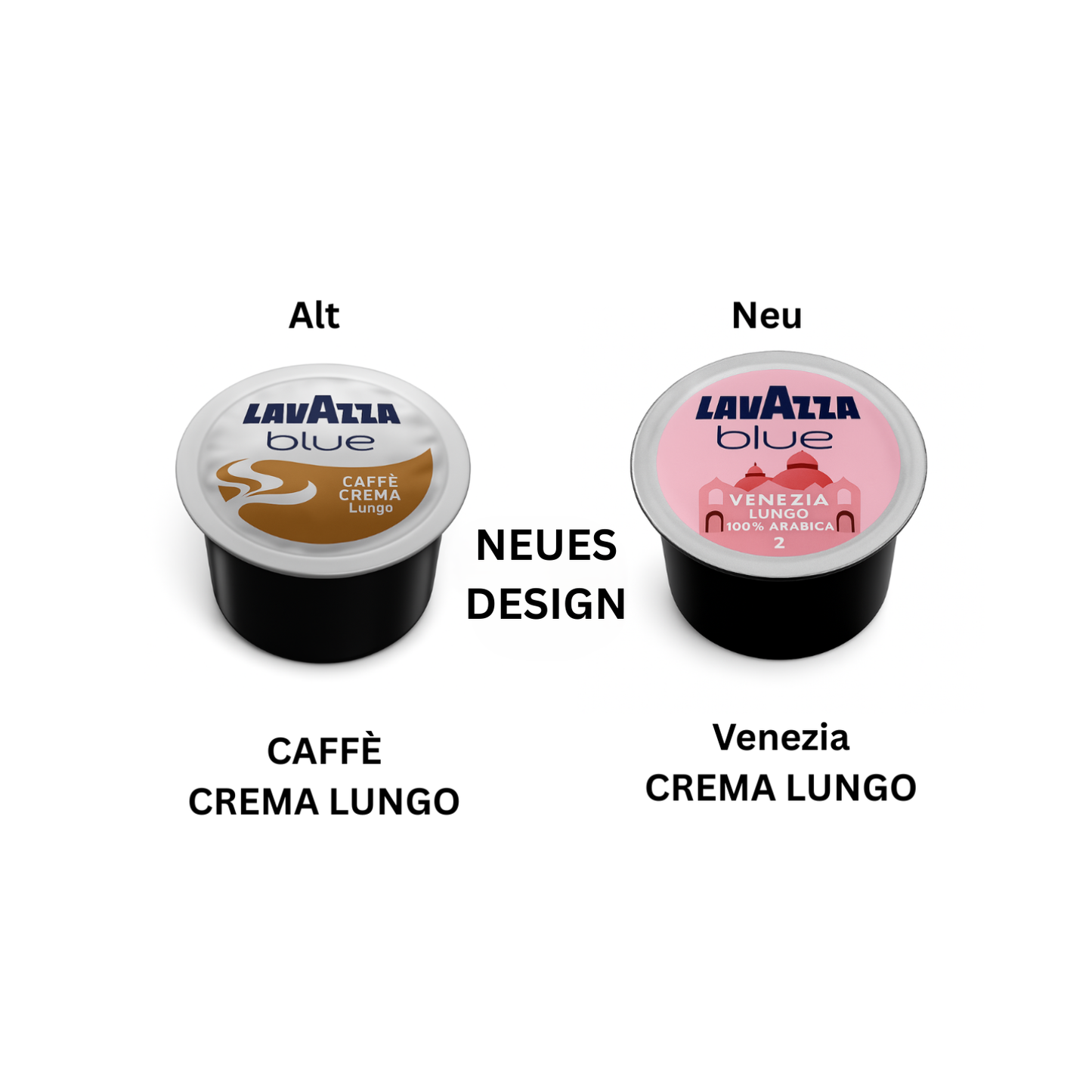 CAFFÈ Crema Lungo 100% Arabica LAVAZZA BLUE 100 Kapseln (970)