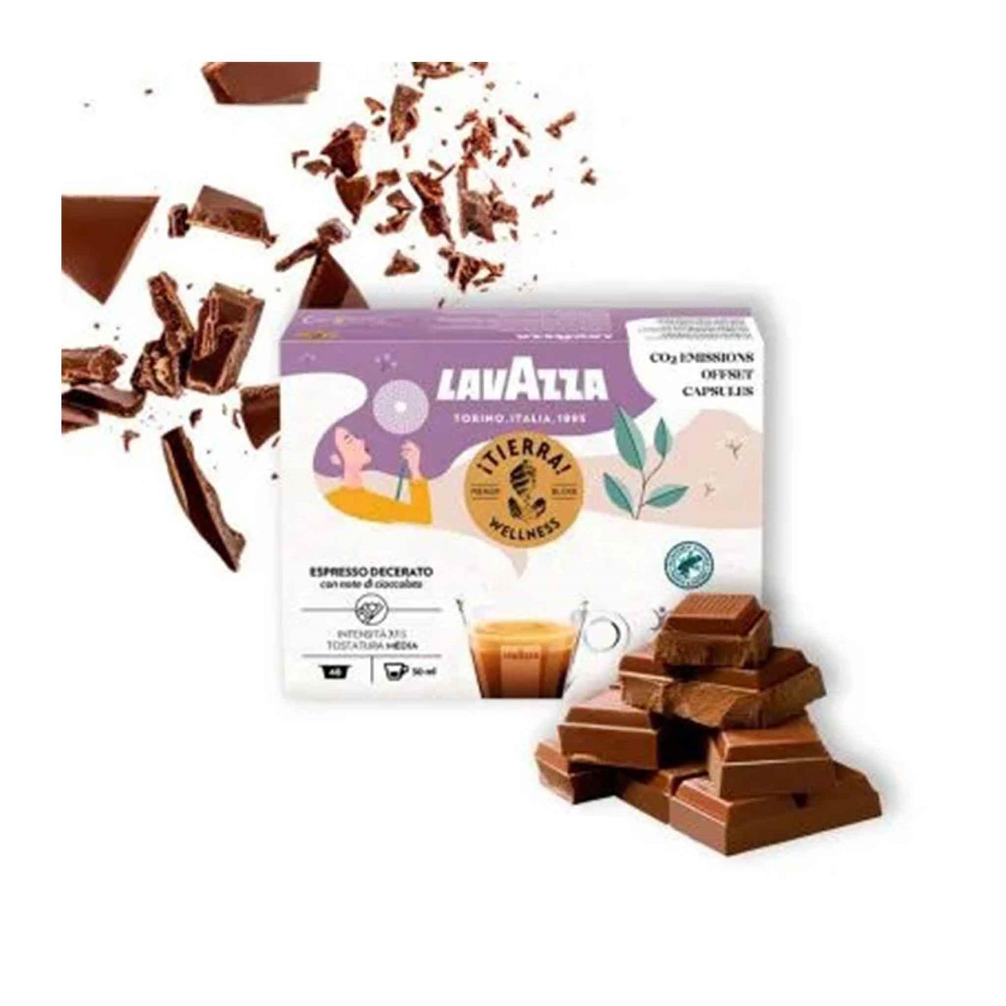 ESPRESSO Tierra Decerato 48 Kapseln LAVAZZA Firma (9534)