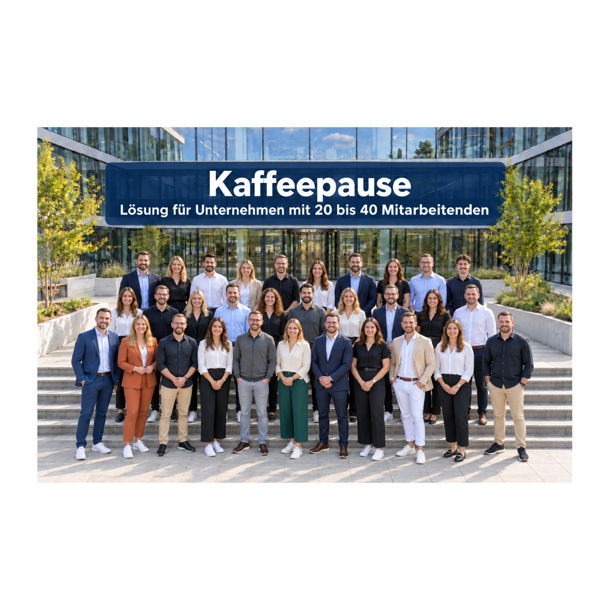 Kaffeepausen-Lösungen für Unternehmen ab 20 Personen – Voll-Operating