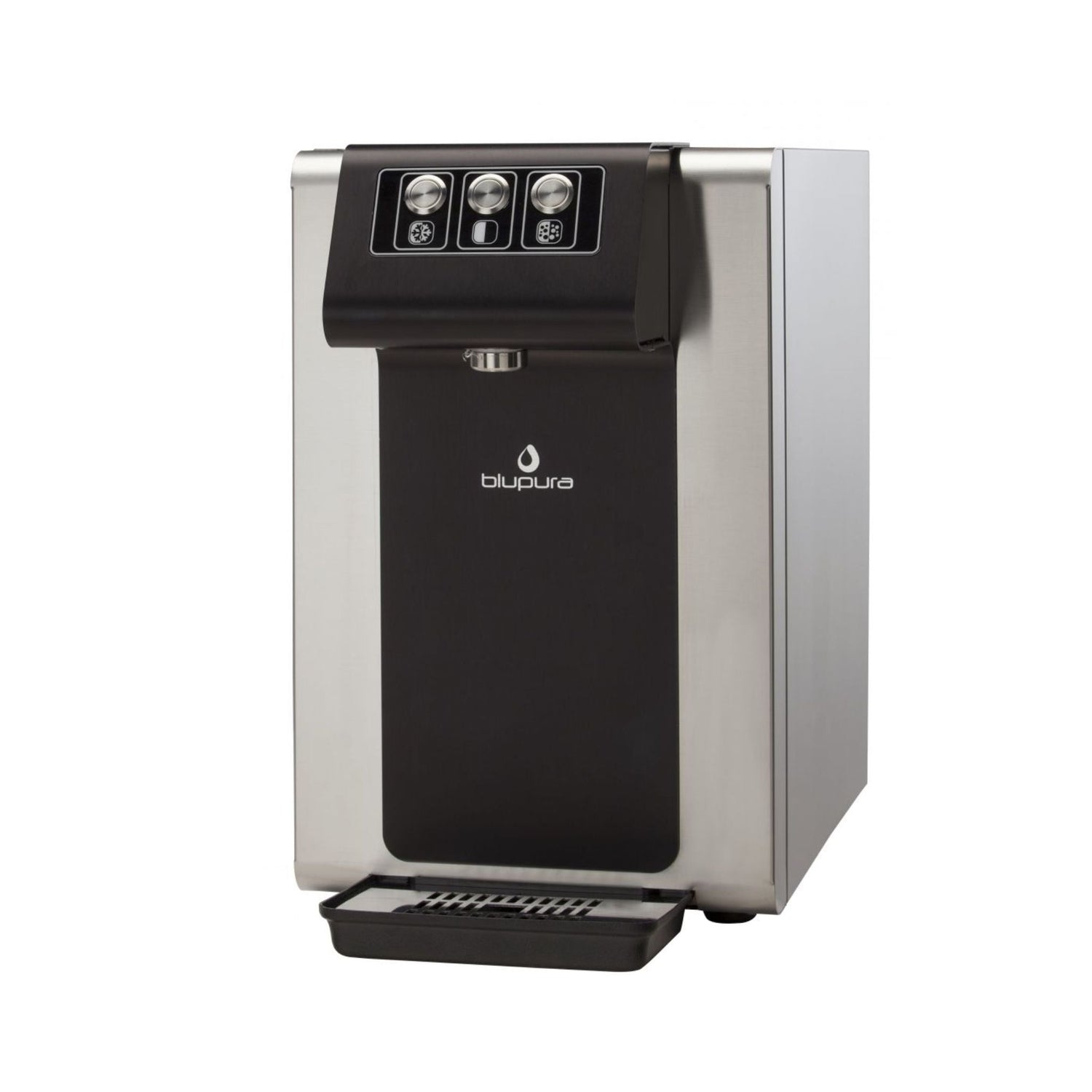 Wasserspender-Blu-pura-Metall-Elegant-Heiswasser-co2