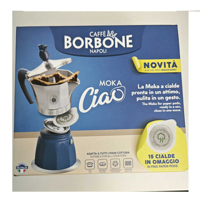 MokaCiao Moka-System Pads Geeignet für 3 Espresso Tassen für alle Kochfelder inkl. Induktion.
