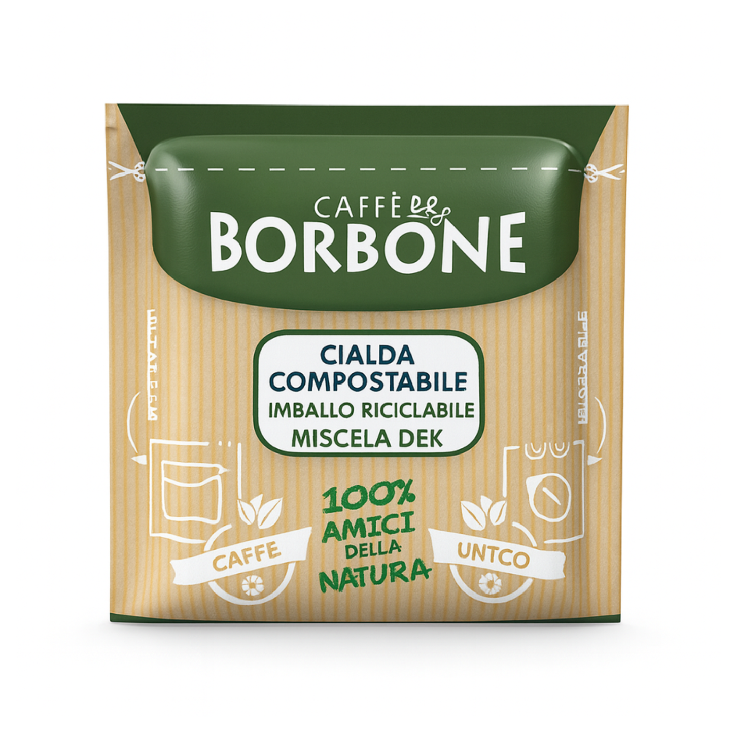 BORBONE KOFFEINFREI (DECA) Kaffeepads Ø: 44mm 150 Stk (44BDEK150N)