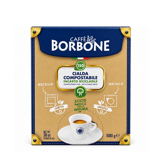 Caffè Borbone E.S.E Pads Blu (Miscela Blu) Ø: 44mm 150 Stk. (BO01)