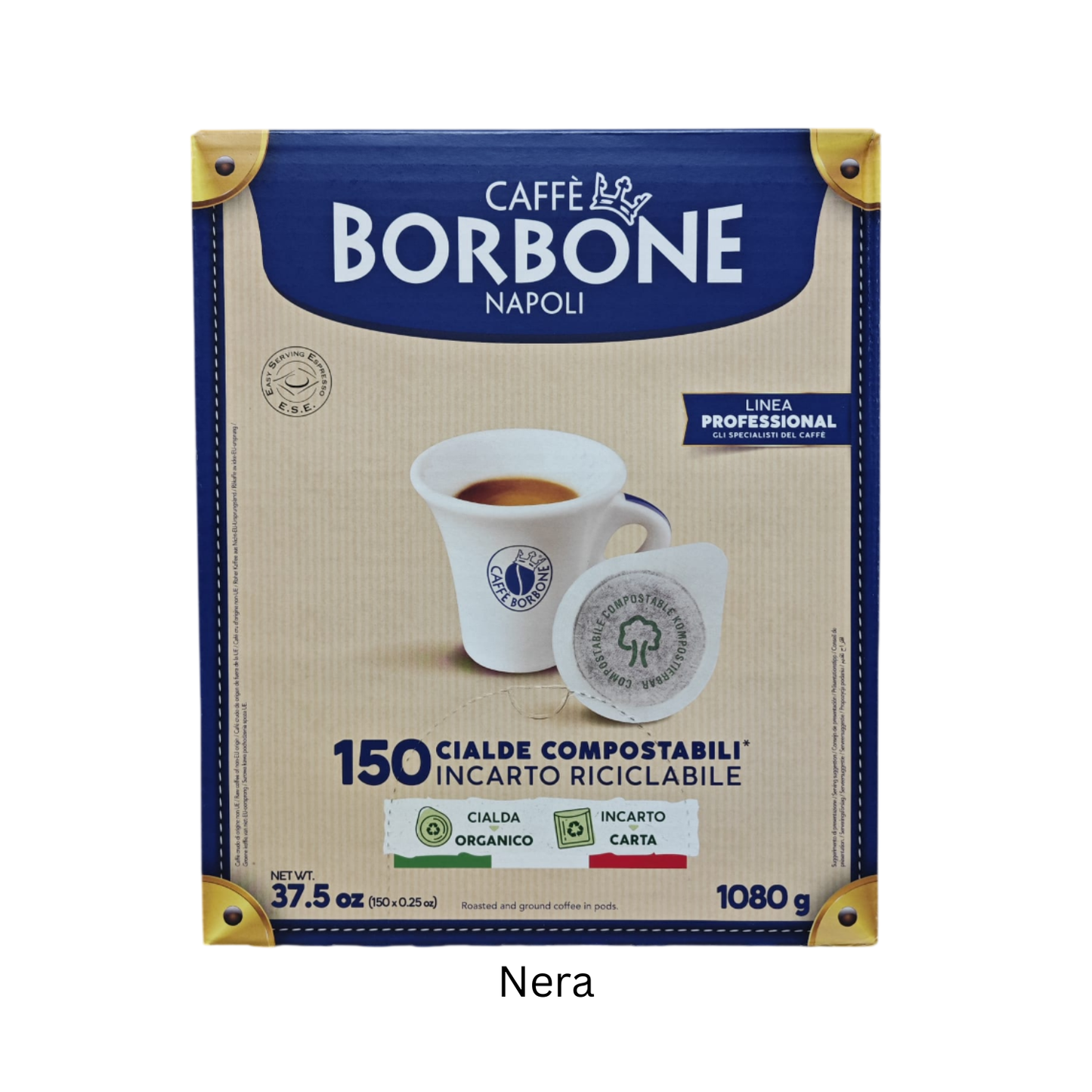 Caffè Borbone E.S.E Pads Blu (Miscela Blu) Ø: 44mm 150 Stk. (BO01)
