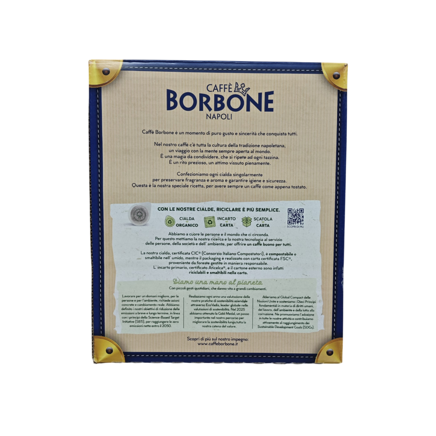 Caffè Borbone E.S.E Pads Blu (Miscela Blu) Ø: 44mm 150 Stk. (BO01)