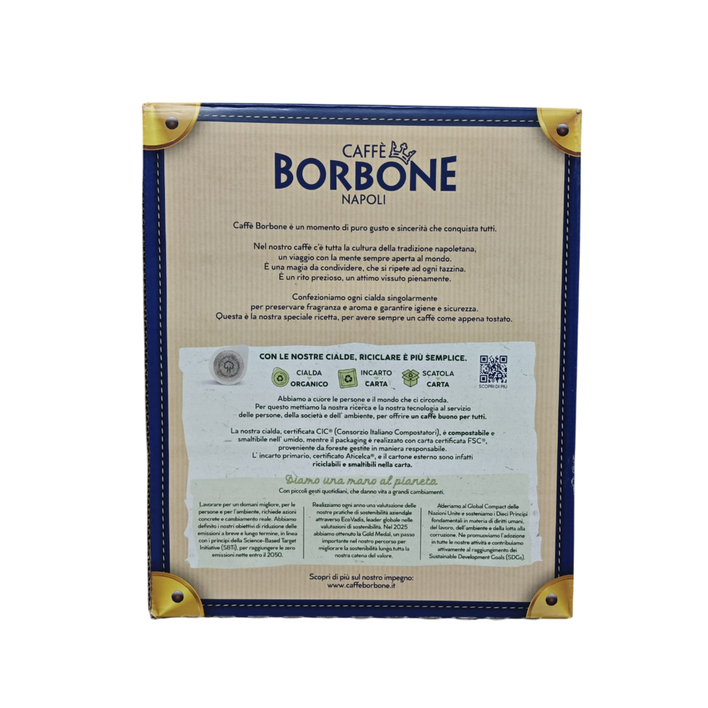 Caffè Borbone E.S.E Pads Blu (Miscela Blu) Ø: 44mm 150 Stk. (BO01)