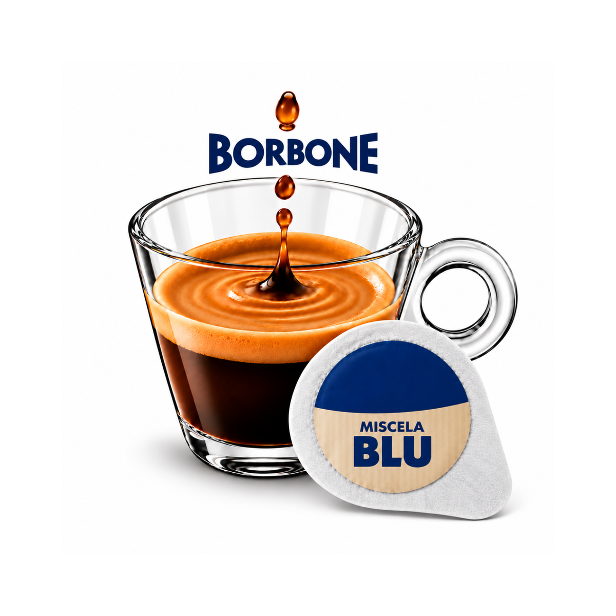 Pastiglie Borbone blu Ø: 44mm 150 pezzi