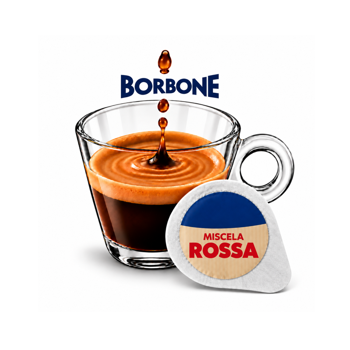 Borbone Rossa Kaffeepads Ø: 44mm 150 Stk (BO04)