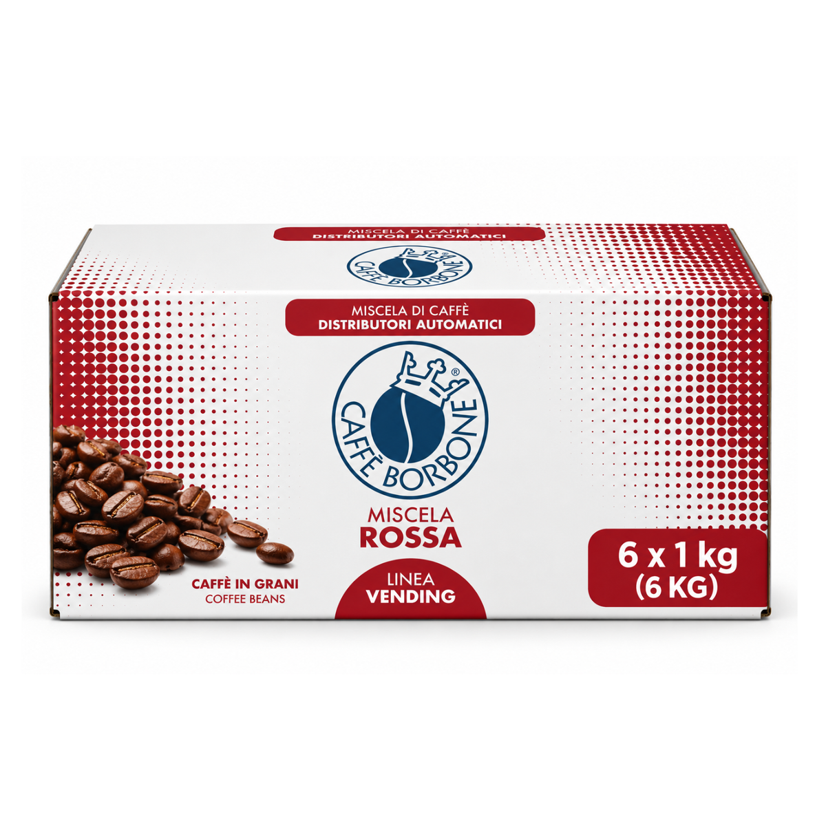 Caffè Borbone Miscela Rossa Kaffeebohnen ab 1 kg erhältlich (BO14)