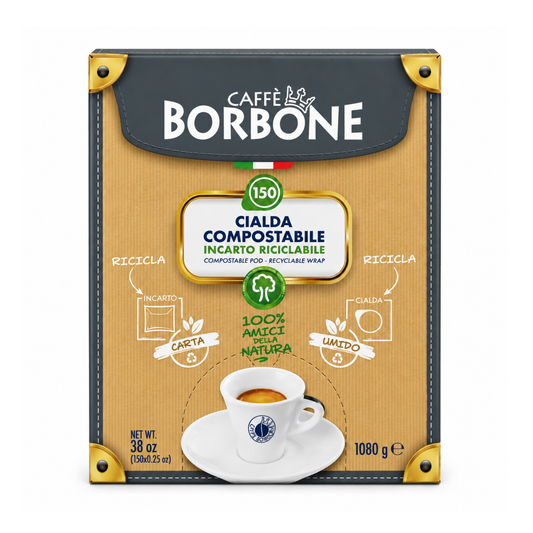 Caffè Borbone E.S.E Pads Blu (Miscela Blu) Ø: 44mm 150 Stk. (BO01)