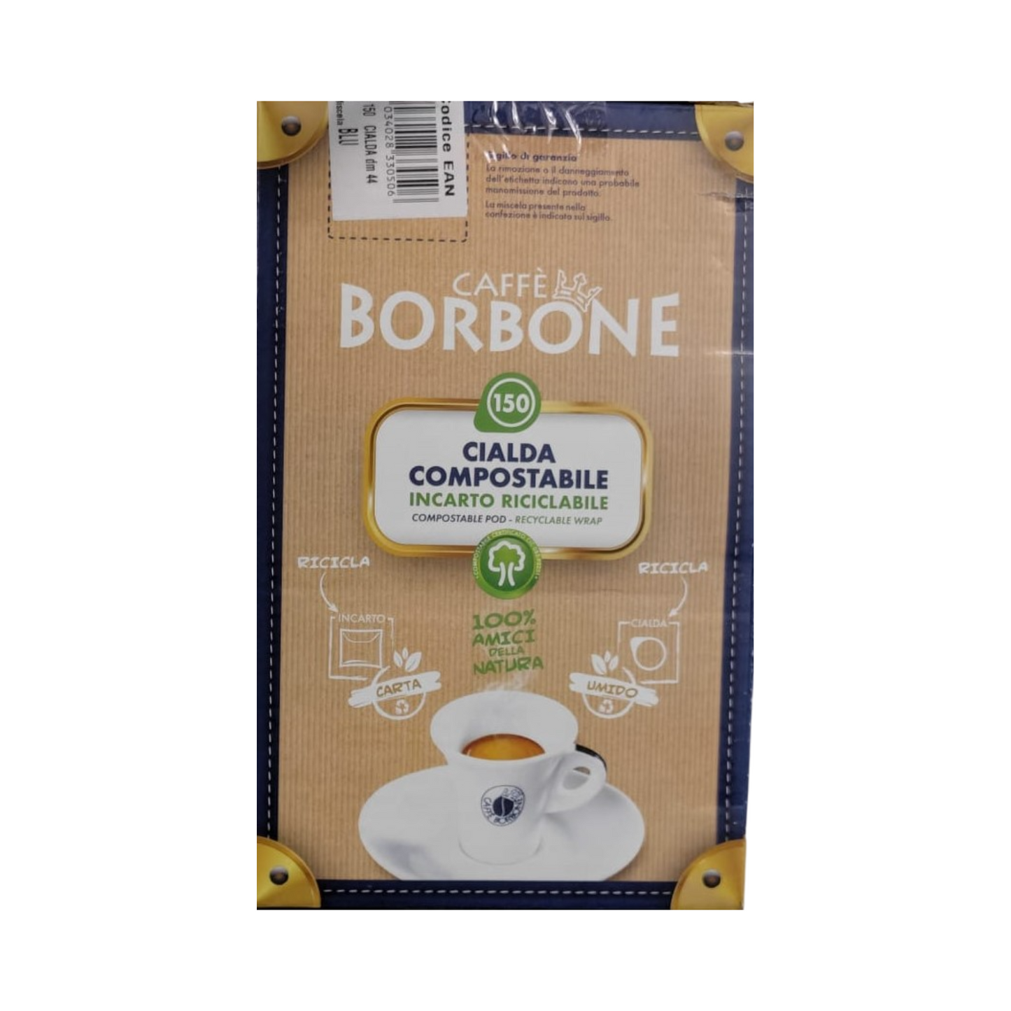 Patins bleu Borbone Ø: 44mm 150 pièces