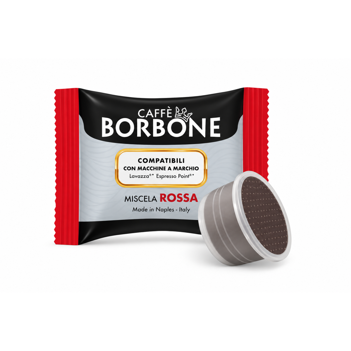 Caffè Borbone Rossa Kapseln – kompatibel mit Lavazza Espresso Point Kaffeemaschinen (BO11)