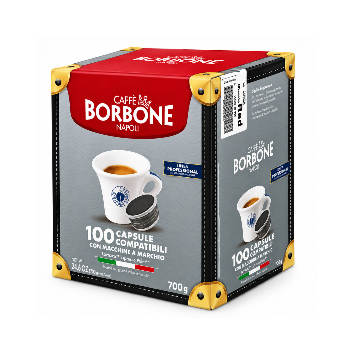 Caffè Borbone Rossa Kapseln – kompatibel mit Lavazza Espresso Point Kaffeemaschinen (BO11)