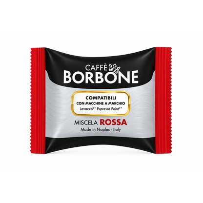 Caffè Borbone Rossa Kapseln – kompatibel mit Lavazza Espresso Point Kaffeemaschinen (BO11)