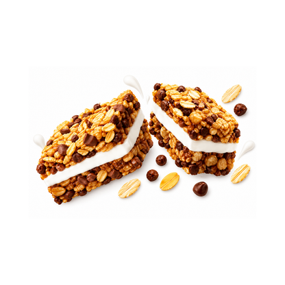 CORNY Milch Classic Müsliriegel 30 g – knuspriger Getreideriegel mit Milchcreme | Cerealien-Snack