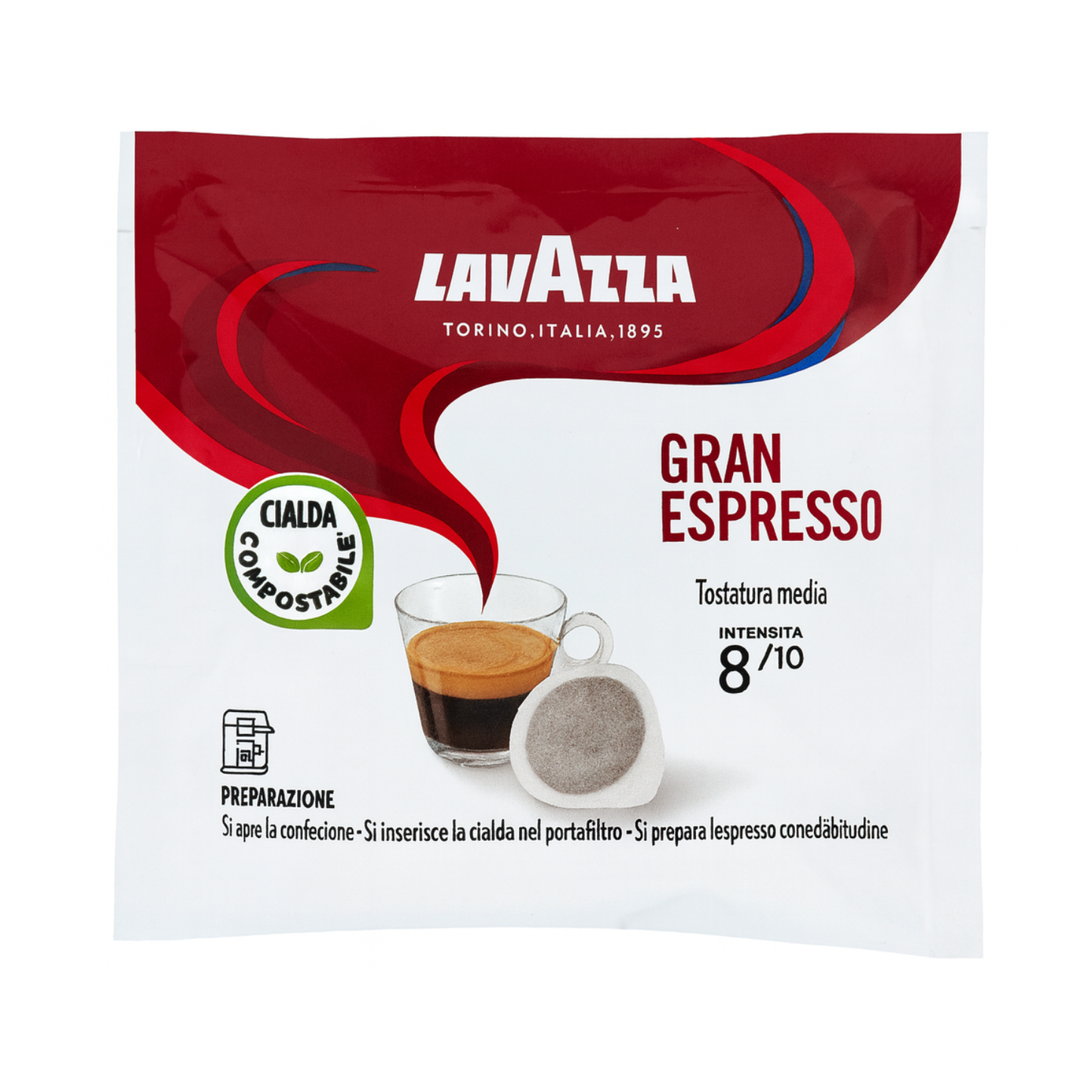 LAVAZZA Kaffeepads Gran Espresso Ø: 44mm 150 Stk Schweiz (4502)