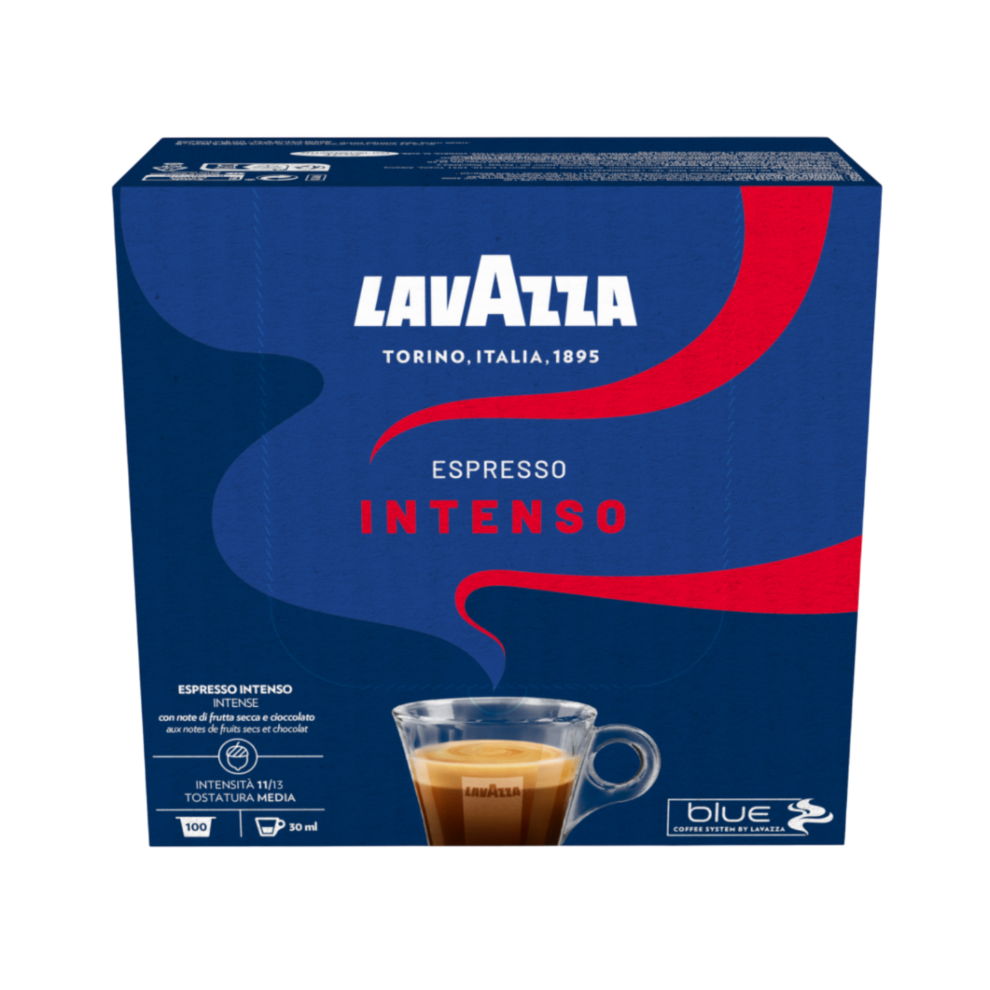 ESPRESSO Intenso LAVAZZA BLUE 100 Kapseln (940)