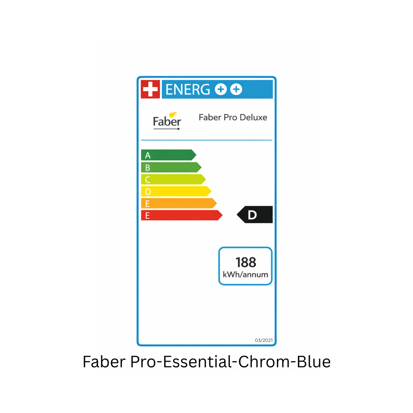 Faber Pro Essential E.S.E. Kaffeemaschine - Navy Blue Chrom (FAB09)