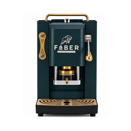 Faber  pro de luxe 3.0  British Green E.S.E Pads Kaffeemaschine (FBA03)