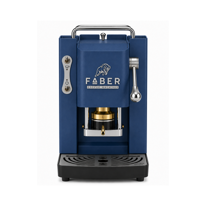 Faber Pro Deluxe 3.0 E.S.E. Pads Kaffeemaschine - Navy Blue Chrom (FAB09)