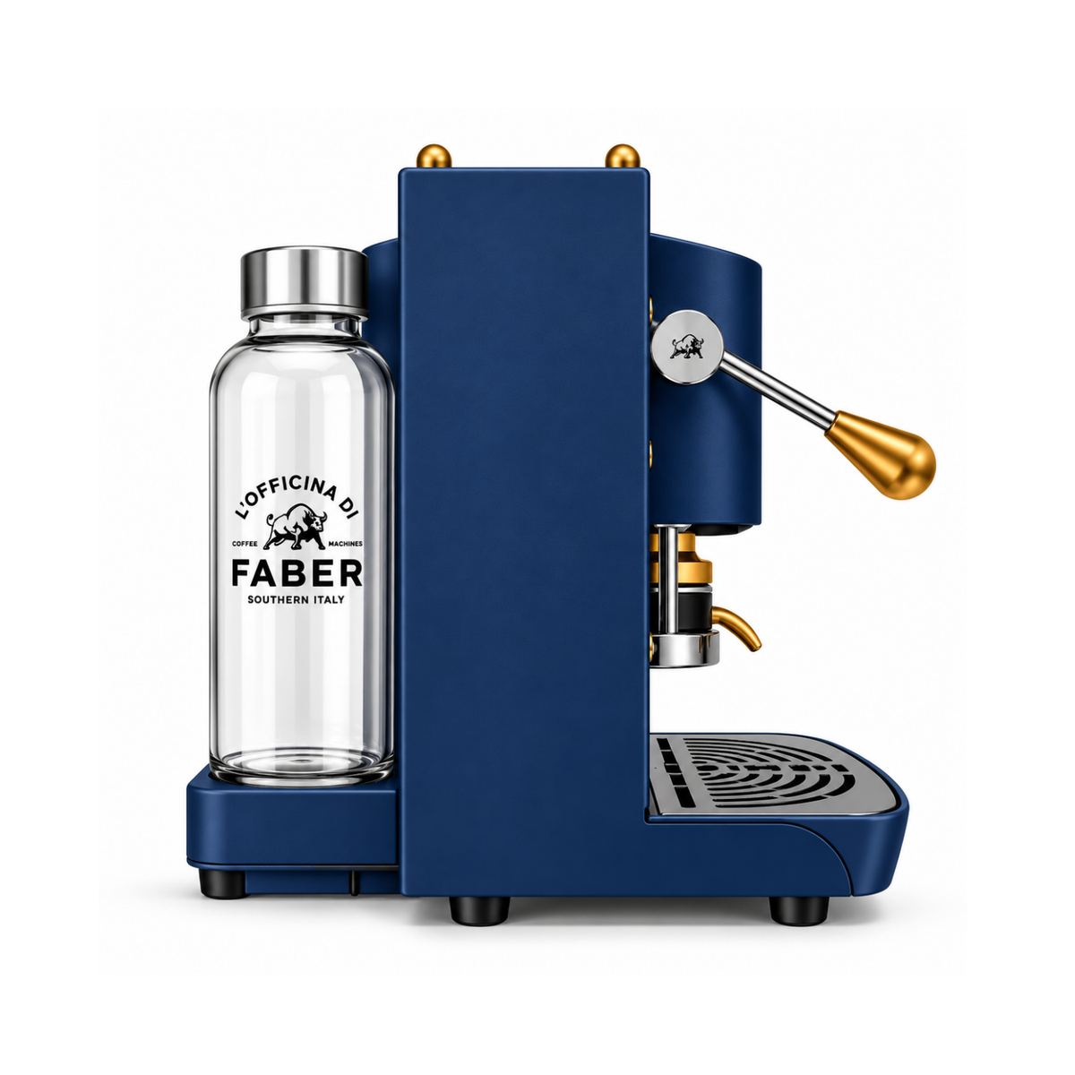 Faber Pro Deluxe 3.0 E.S.E. Pads Kaffeemaschine - Navy Blue Chrom (FAB09)