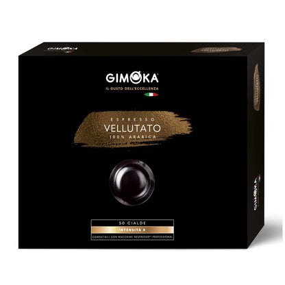 Nespresso professional Pads-50 Stück-Vellutato-Intensität 8-Lungo-Schwarz-kompakt-Aluminium