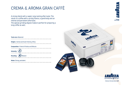 GRAN CAFFÈ Crema &amp; Aroma LAVAZZA Espresso-Point 100 capsules (465)